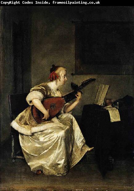 Gerard ter Borch the Younger The Lute Player